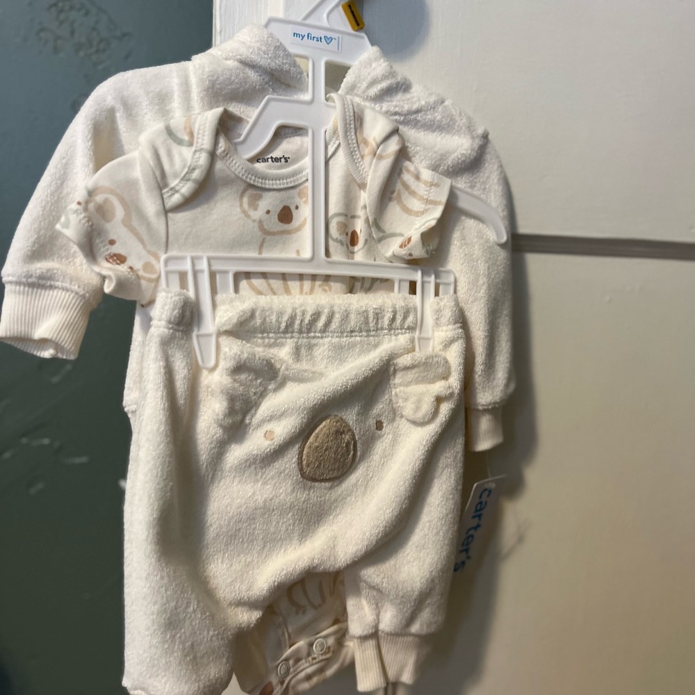 Carter's Cream Baby Koala Outfit Set